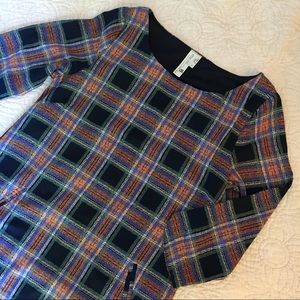 Plaid Shift Dress
